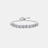 1 Carat Moissanite 925 Sterling Silver Bracelet - Trendsi