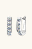 1 Carat Moissanite 925 Sterling Silver Earrings - Trendsi