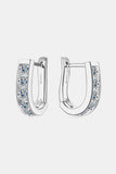 1 Carat Moissanite 925 Sterling Silver Earrings - Trendsi