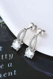 1 Carat Moissanite 925 Sterling Silver Earrings - Trendsi