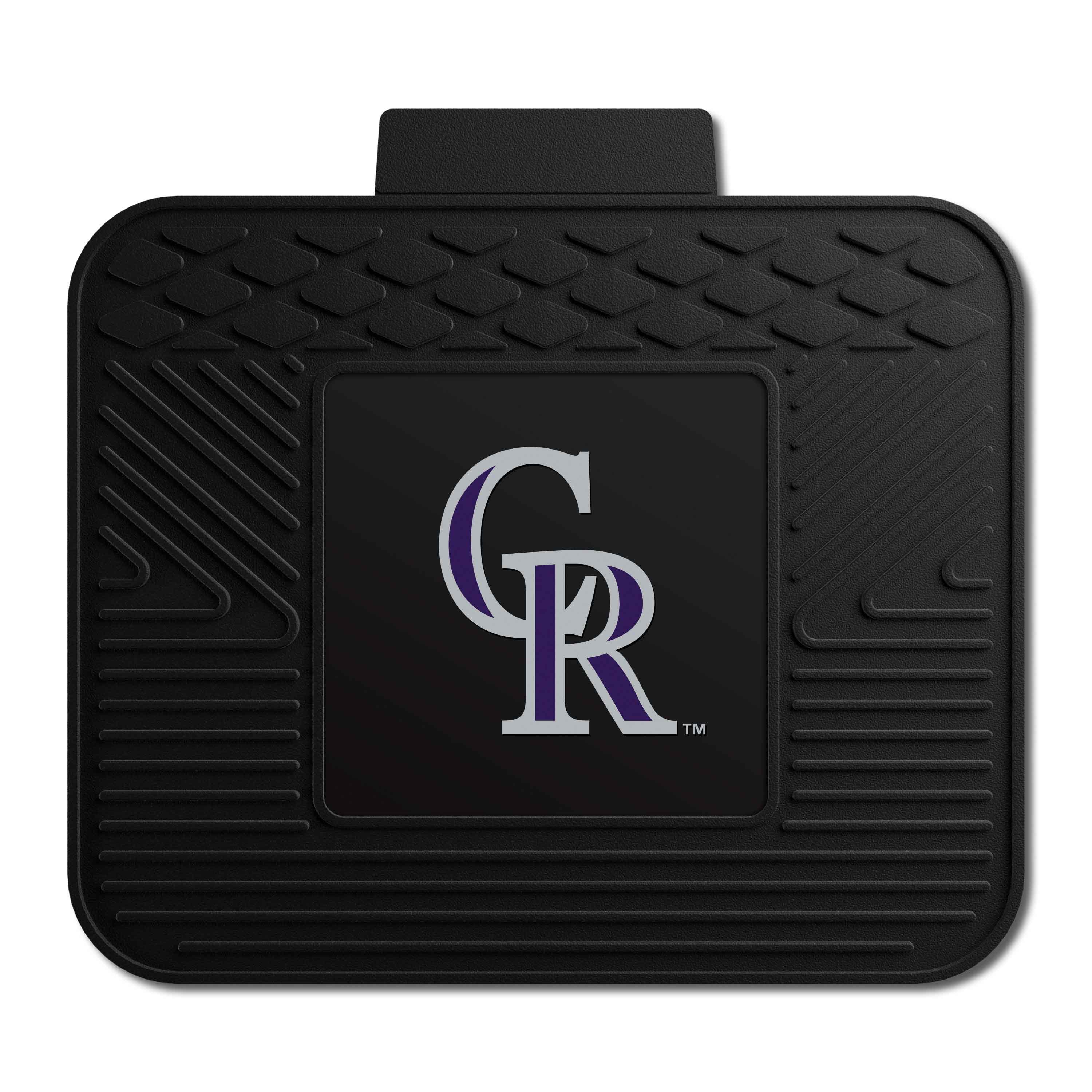 Colorado Rockies Back Seat Car Utility Mat - 14in. x 17in. - Colorado Rockies