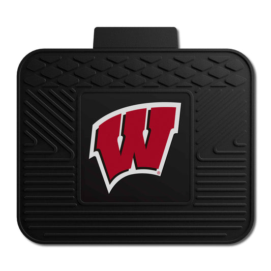 Wisconsin Badgers Back Seat Car Utility Mat - 14in. x 17in.