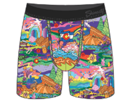 The Trippy Colorado | Trippy Colorado Ball Hammock® Pouch Underwear With Fly - Shinesty