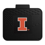 Illinois Illini Back Seat Car Utility Mat - 14in. x 17in.