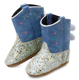 Old West Glitter Hearts Toddler Round Toe Boots - Flyclothing LLC