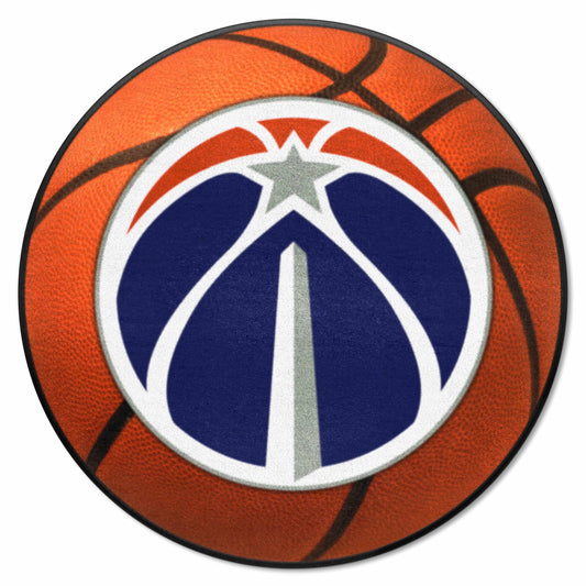 Washington Wizards Basketball Rug - 27in. Diameter