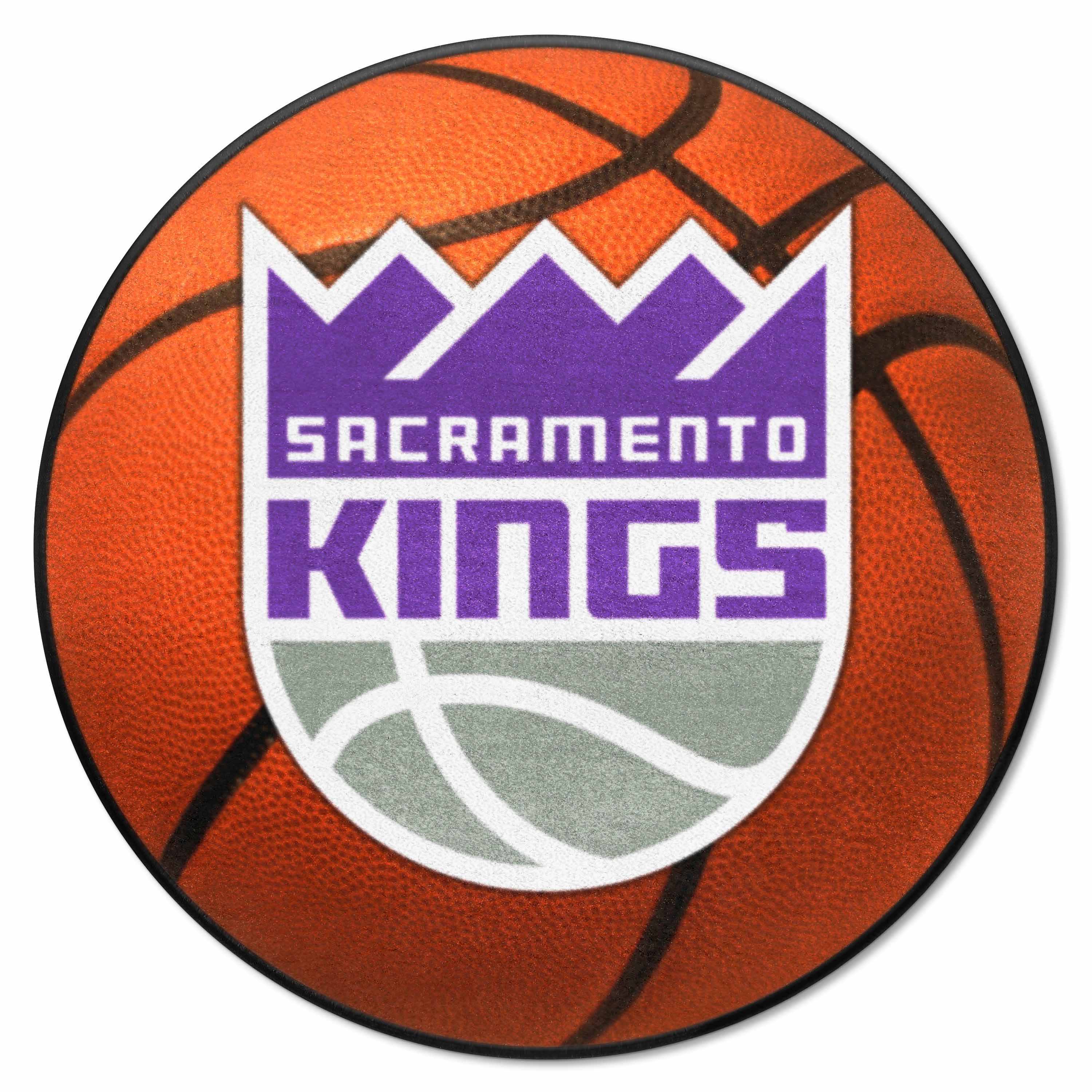 Sacramento Kings Basketball Rug - 27in. Diameter