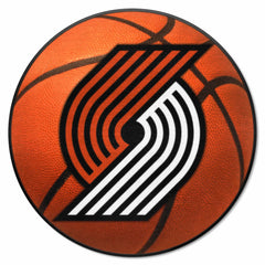 Portland Trail Blazers Basketball Rug - 27in. Diameter - Portland Trail Blazers