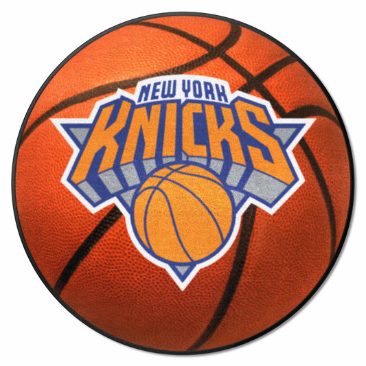 New York Knicks Basketball Rug - 27in. Diameter