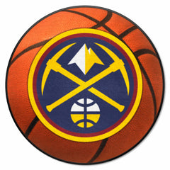 Denver Nuggets Basketball Rug - 27in. Diameter