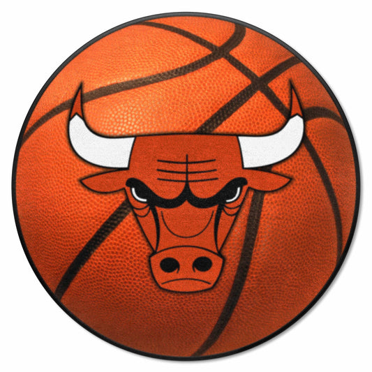 Chicago Bulls Basketball Rug - 27in. Diameter - Chicago Bulls