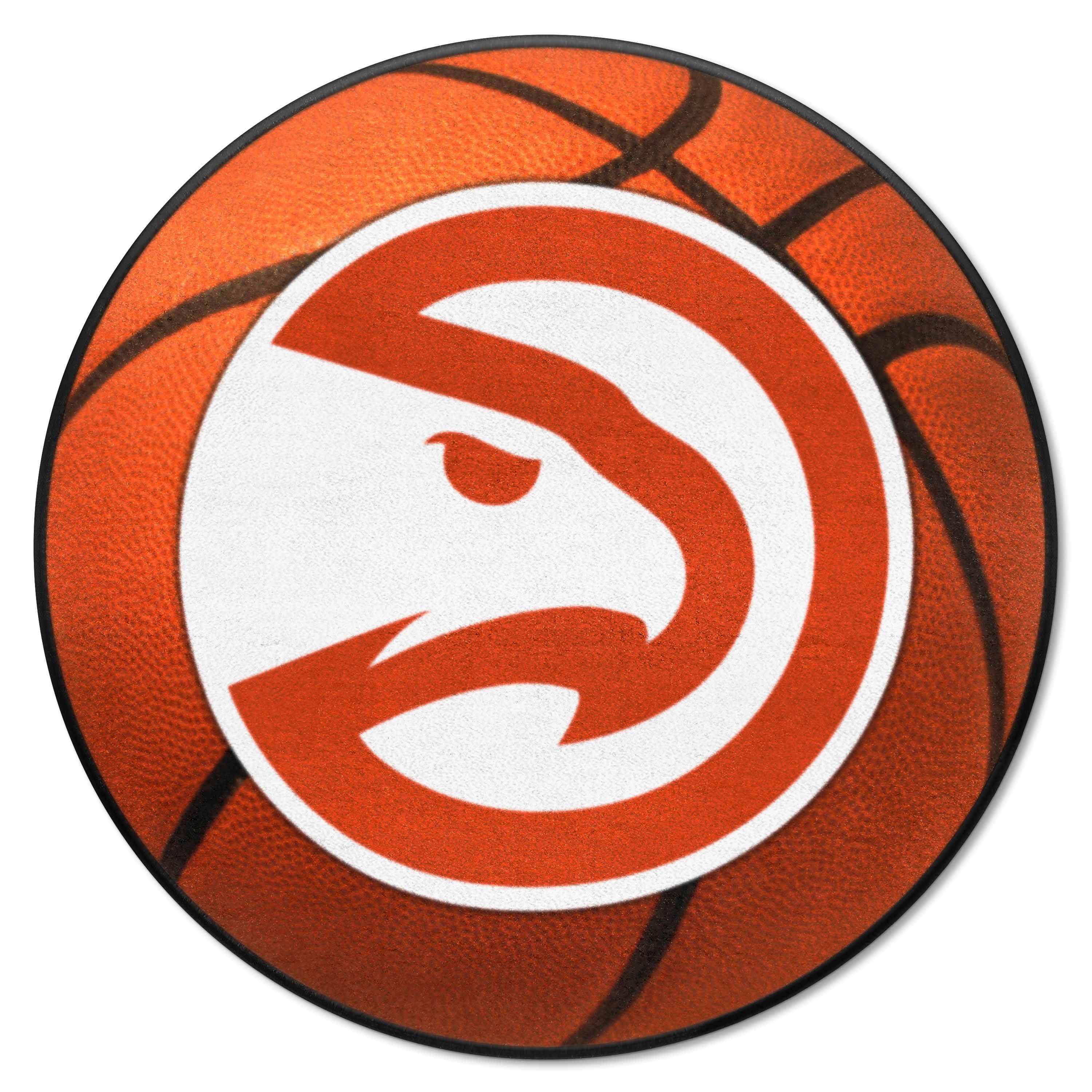 Atlanta Hawks Basketball Rug - 27in. Diameter - Atlanta Hawks