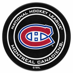 Montreal Canadiens Hockey Puck Rug - 27in. Diameter