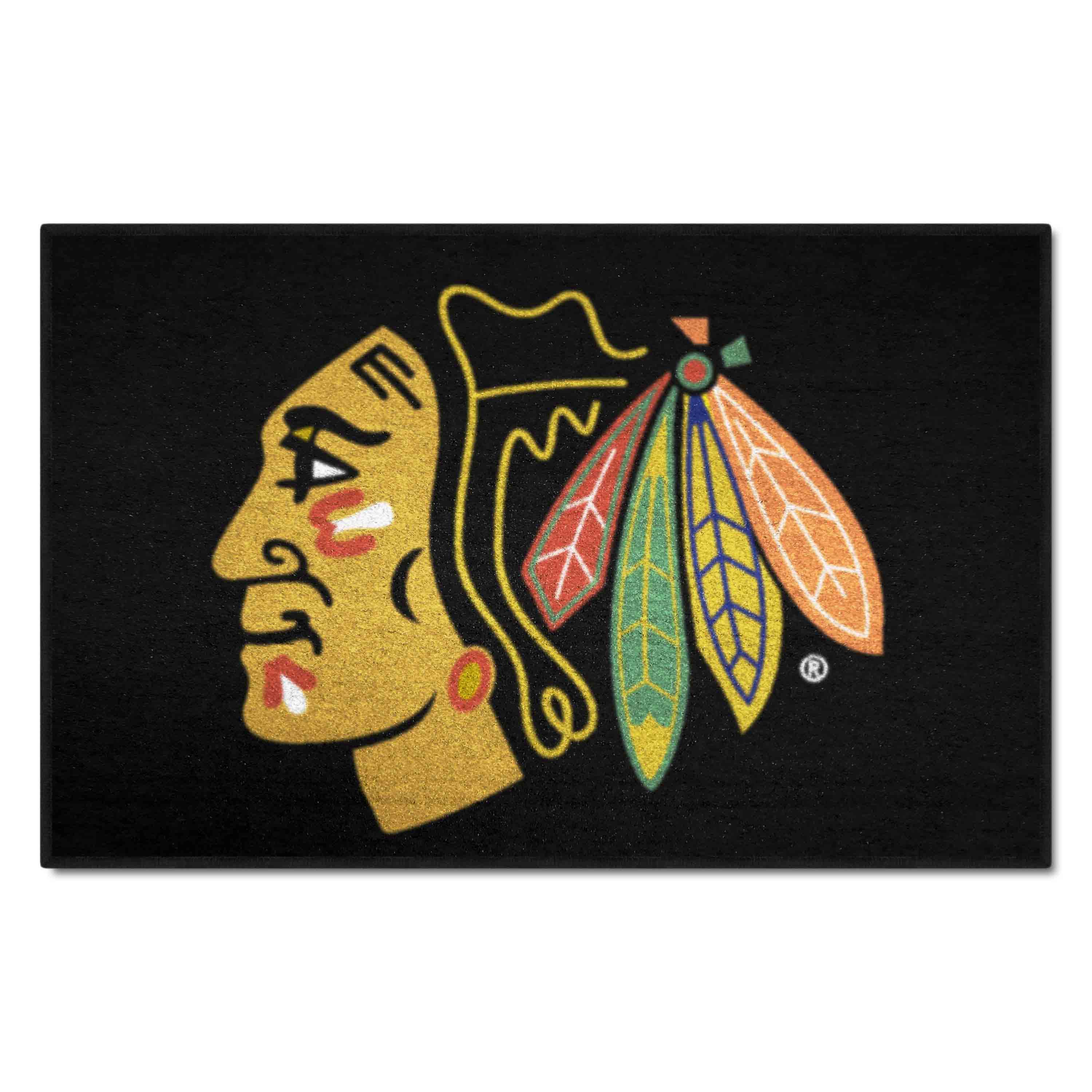 Chicago Blackhawks Starter Mat Accent Rug - 19in. x 30in. - Chicago Blackhawks