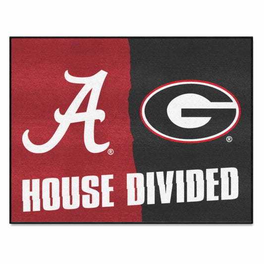 House Divided - Alabama / Georgia House Divided House Divided Rug - 34 in. x 42.5 in. - House Divided - Alabama / Georgia