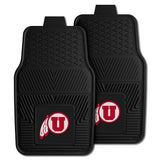 Utah Utes Heavy Duty Car Mat Set - 2 Pieces