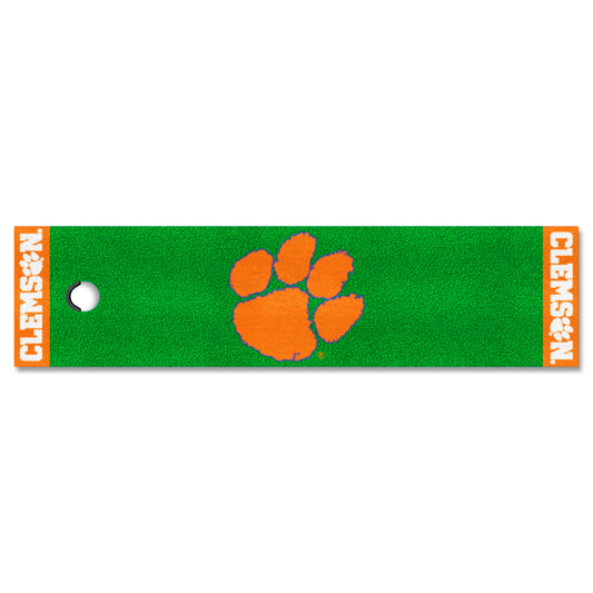 Clemson Tigers Putting Green Mat - 1.5ft. x 6ft. - Clemson