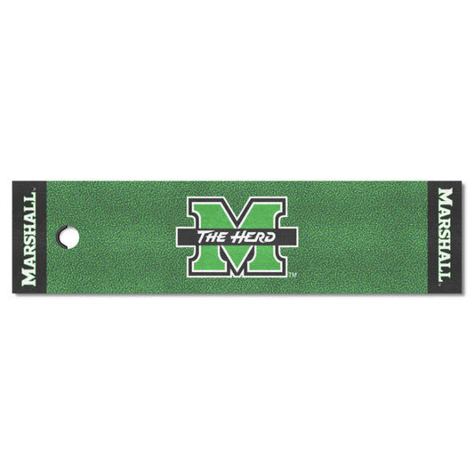 Marshall Thundering Herd Putting Green Mat - 1.5ft. x 6ft.