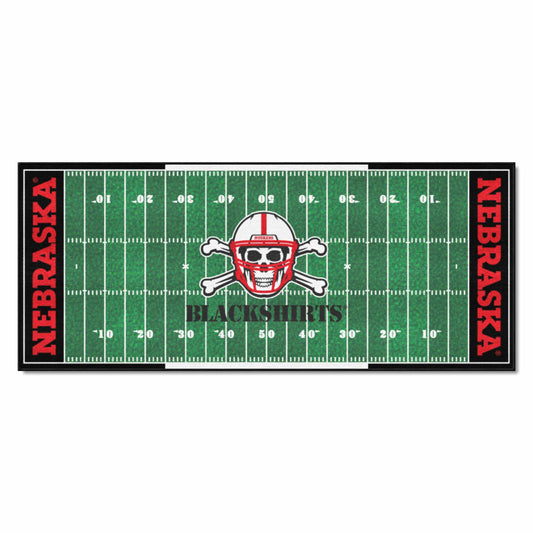 Nebraska Cornhuskers Field Runner Mat - 30in. x 72in. - Nebraska