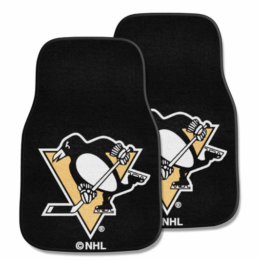 Pittsburgh Penguins Front Carpet Car Mat Set - 2 Pieces