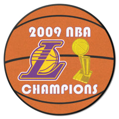 Los Angeles Lakers 2009 NBA Champions Basketball Rug - 27in. Diameter