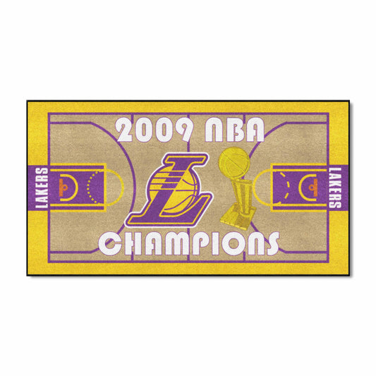 Los Angeles Lakers 2009 NBA Champions Court Runner Rug - 24in. x 44in.