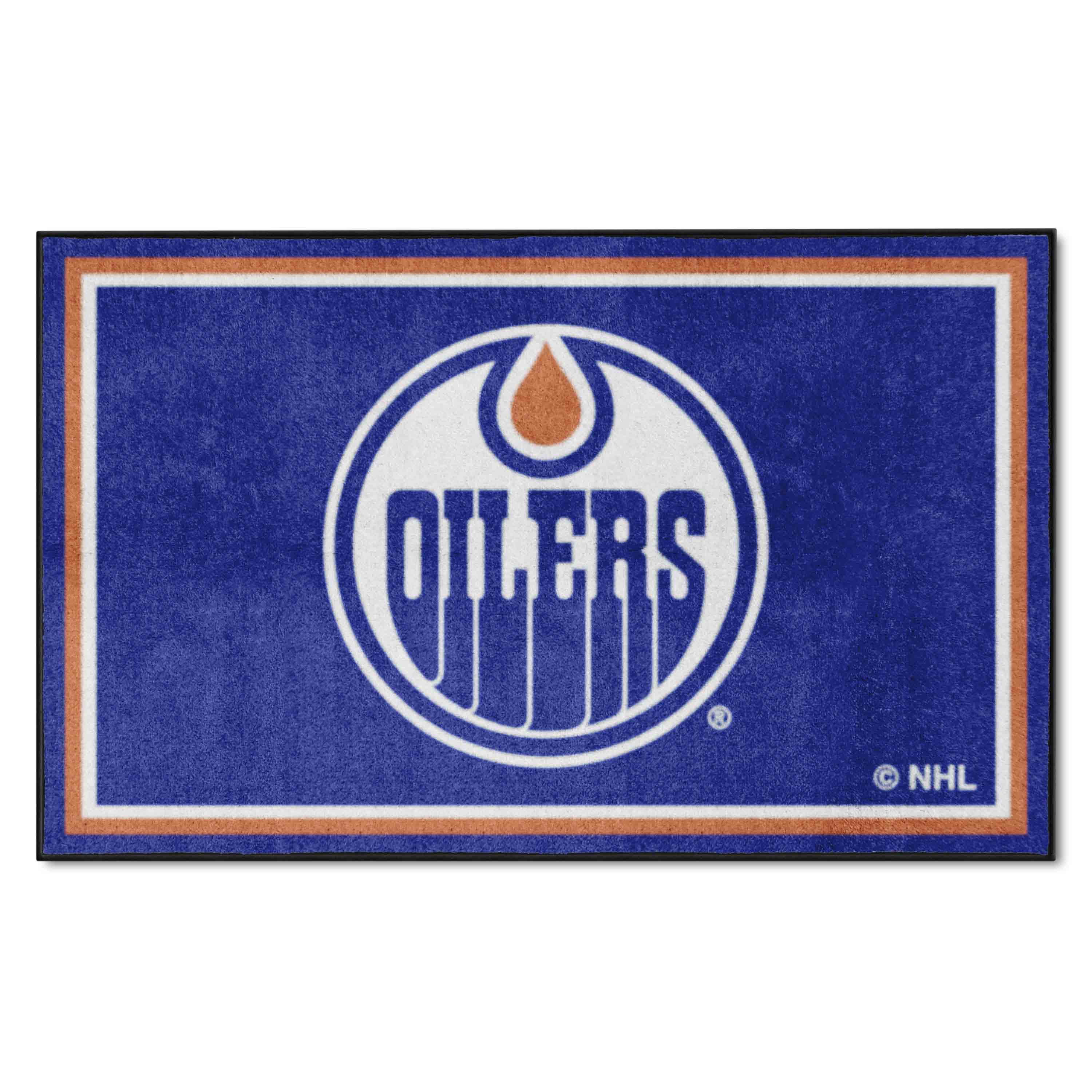 Edmonton Oilers 4ft. x 6ft. Plush Area Rug