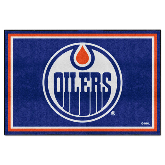 Edmonton Oilers Oilers 5ft. x 8 ft. Plush Area Rug - Edmonton Oilers