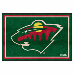 Minnesota Wild 5ft. x 8 ft. Plush Area Rug