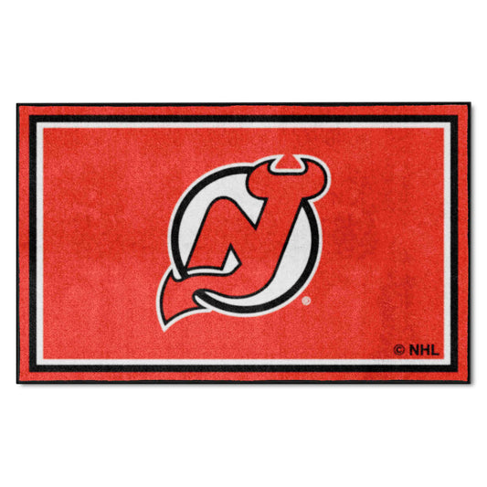 New Jersey Devils 4ft. x 6ft. Plush Area Rug