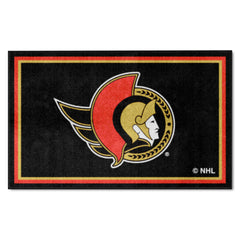 Ottawa Senators 4ft. x 6ft. Plush Area Rug