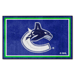 Vancouver Canucks 4ft. x 6ft. Plush Area Rug