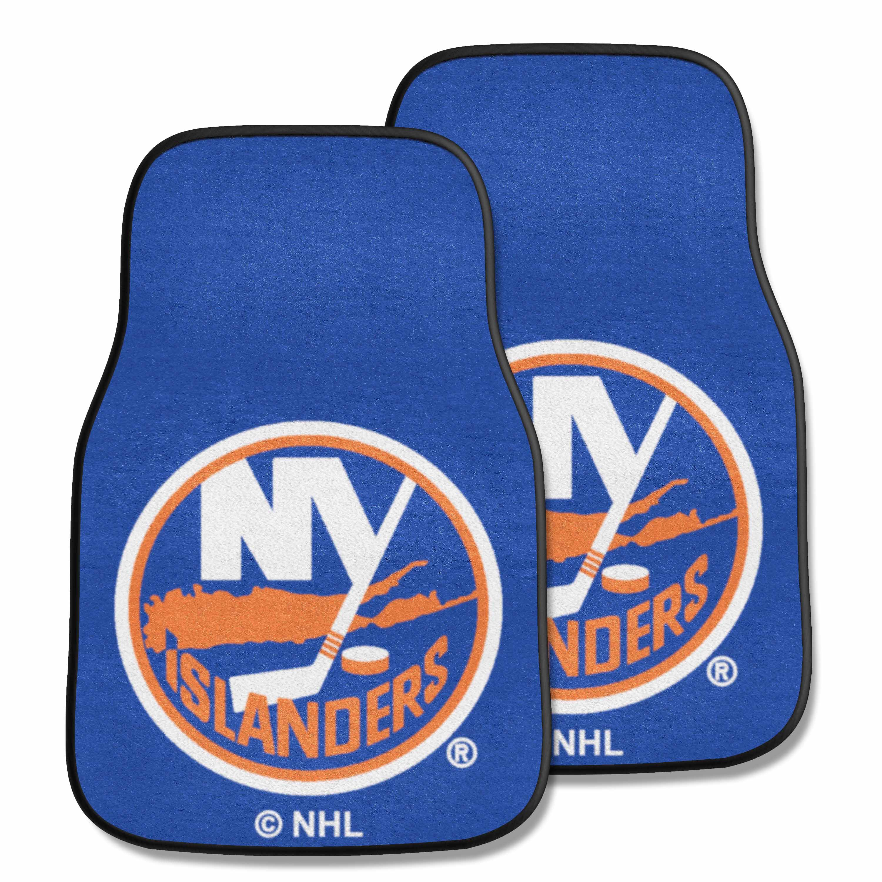 New York Islanders Front Carpet Car Mat Set - 2 Pieces