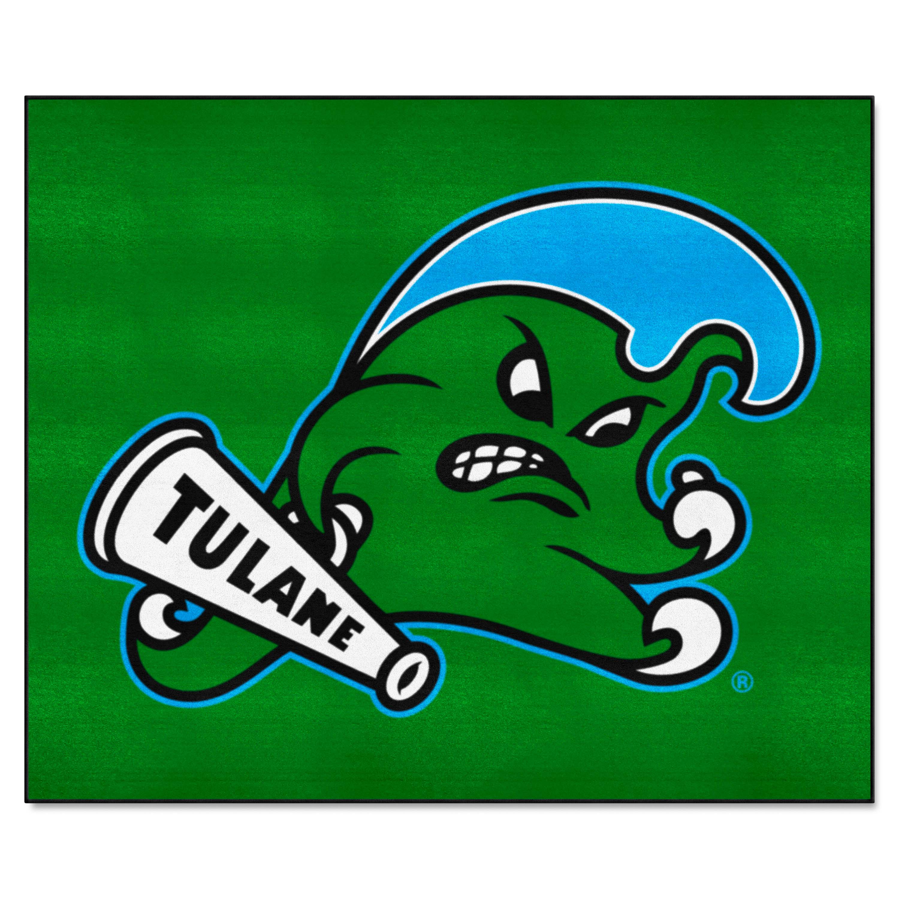 Tulane Green Wave Tailgater Rug - 5ft. x 6ft.