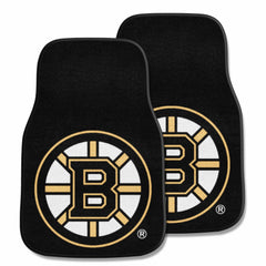 Boston Bruins Front Carpet Car Mat Set - 2 Pieces