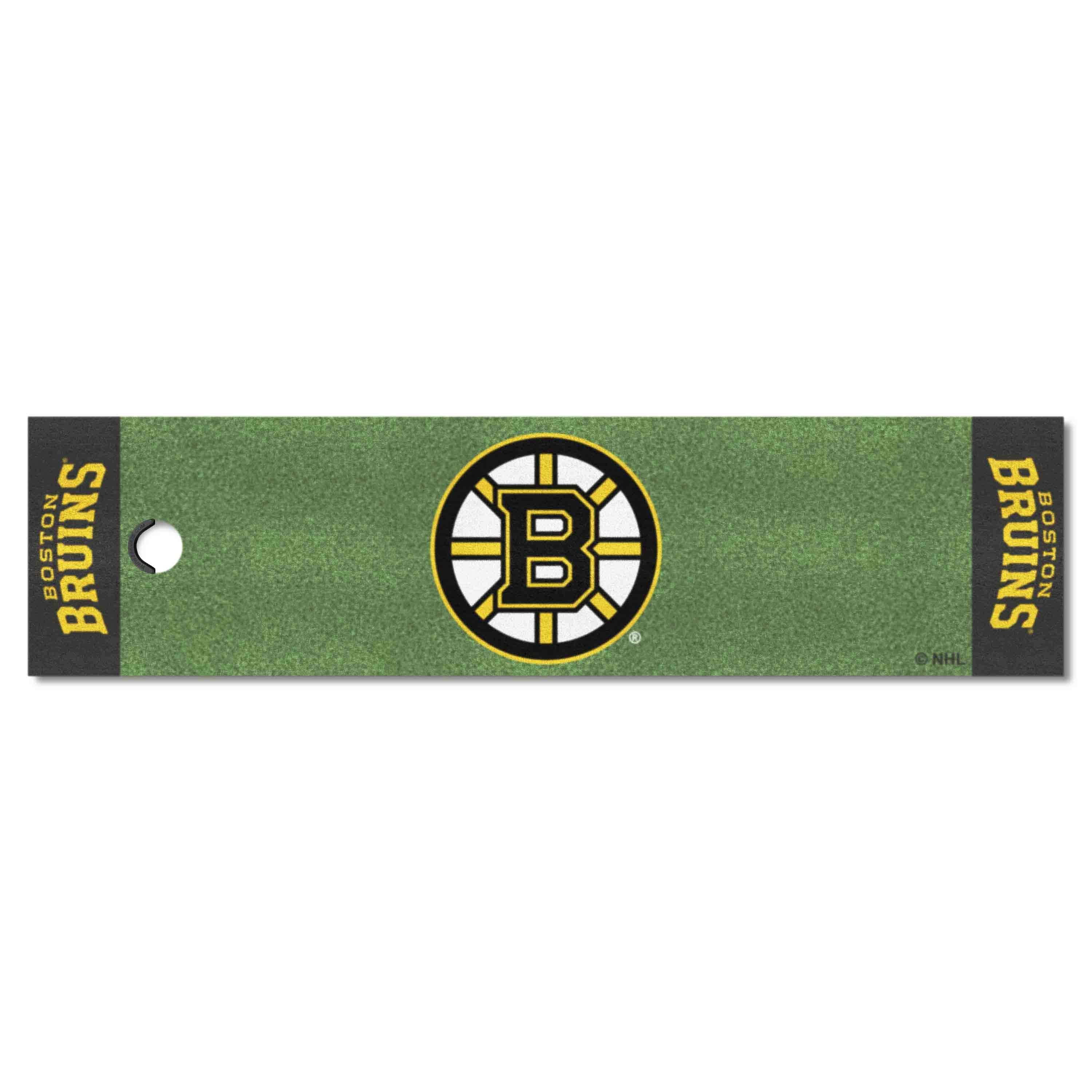 Boston Bruins Putting Green Mat - 1.5ft. x 6ft. - Boston Bruins