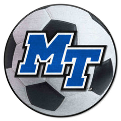 Middle Tennessee Blue Raiders Soccer Ball Rug - 27in. Diameter - Middle Tennessee