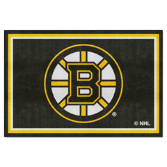 Boston Bruins Bruins 5ft. x 8 ft. Plush Area Rug - Boston Bruins