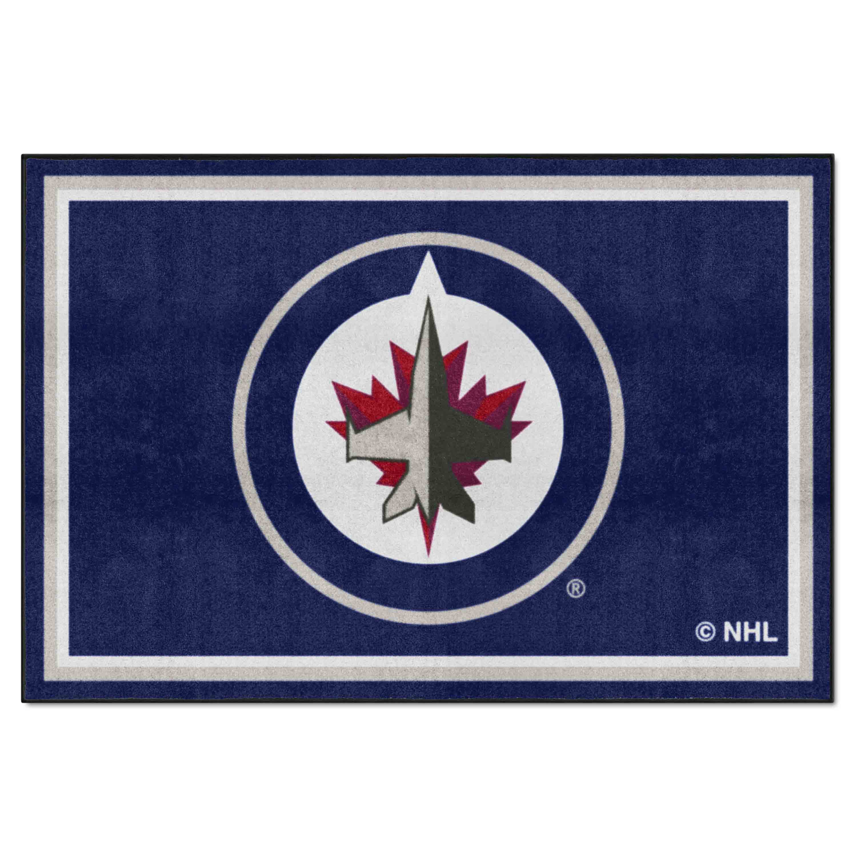 Winnipeg Jets 5ft. x 8 ft. Plush Area Rug