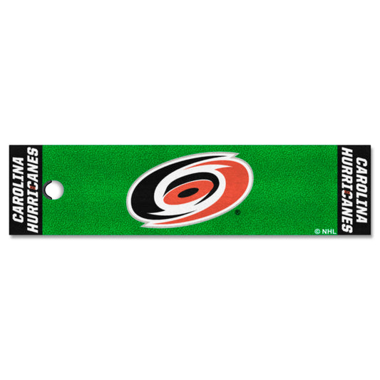 Carolina Hurricanes Putting Green Mat - 1.5ft. x 6ft. - Carolina Hurricanes