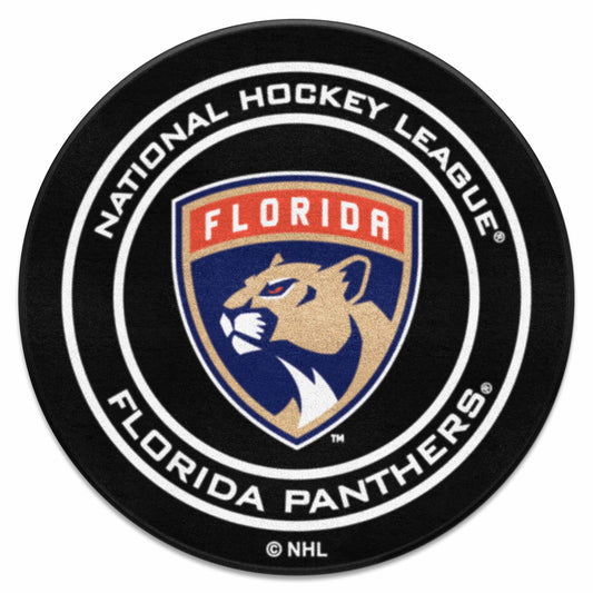 Florida Panthers Hockey Puck Rug - 27in. Diameter