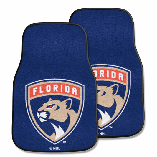 Florida Panthers Front Carpet Car Mat Set - 2 Pieces