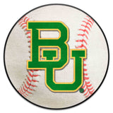 Baylor Bears Baseball Rug - 27in. Diameter