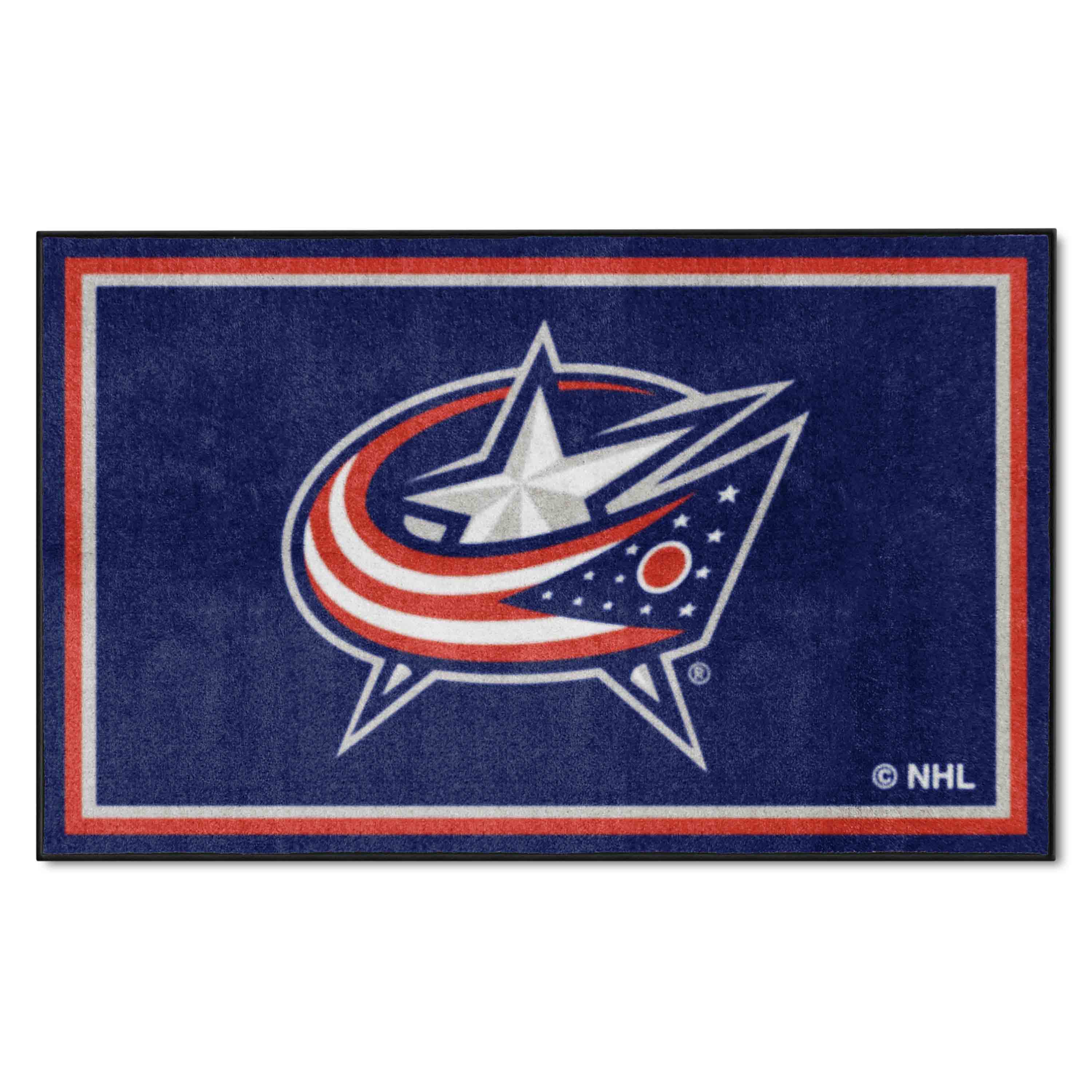 Columbus Blue Jackets 4ft. x 6ft. Plush Area Rug