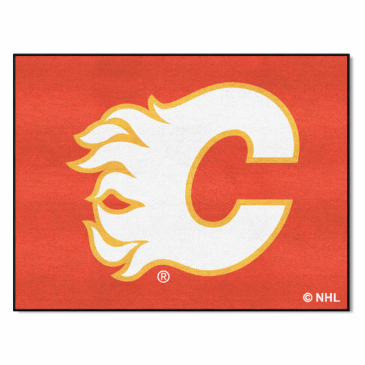 Calgary Flames All-Star Rug - 34 in. x 42.5 in. - Calgary Flames