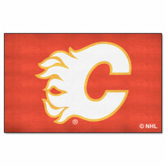 Calgary Flames Ulti-Mat Rug - 5ft. x 8ft. - Calgary Flames