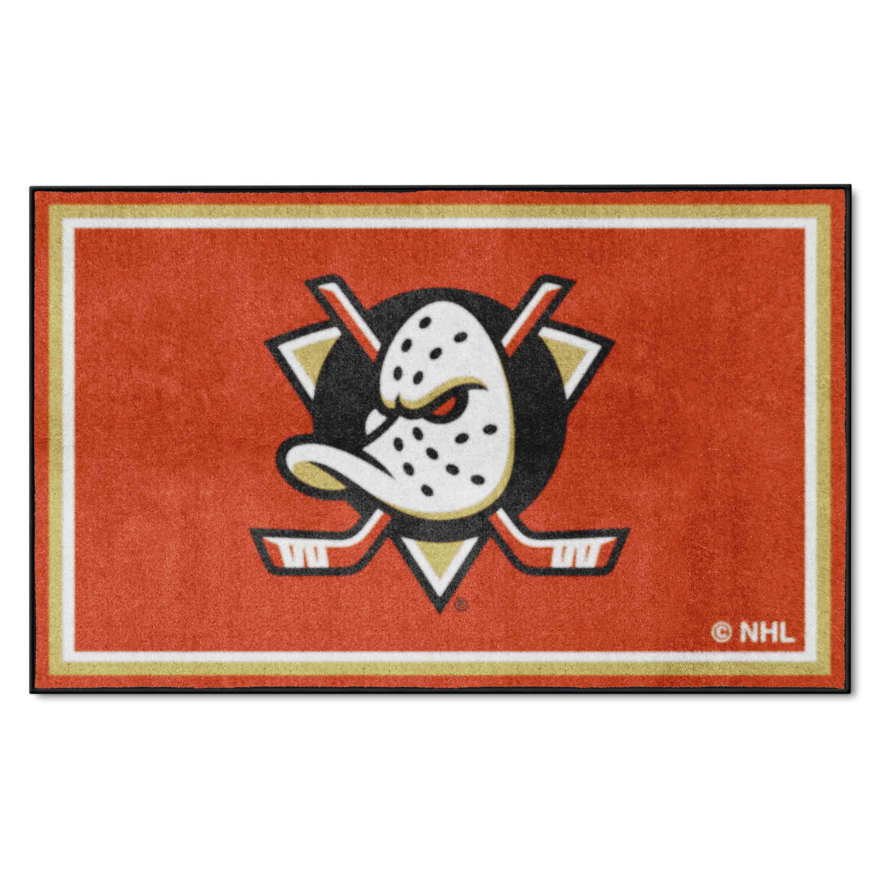 Anaheim Ducks 4ft. x 6ft. Plush Area Rug