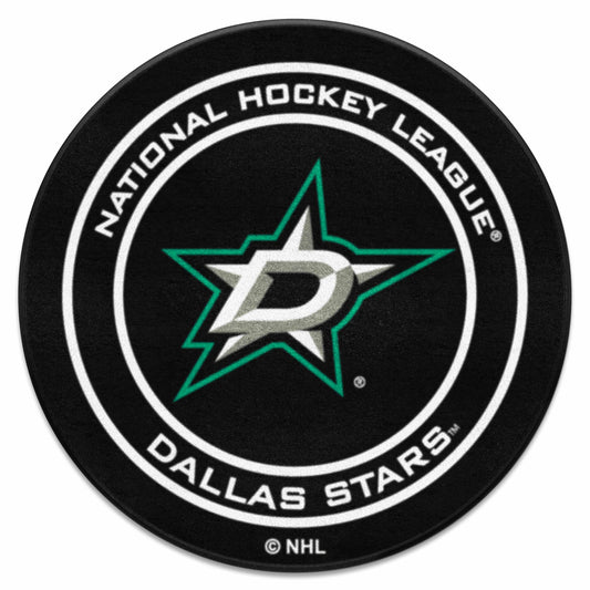 Dallas Stars Hockey Puck Rug - 27in. Diameter