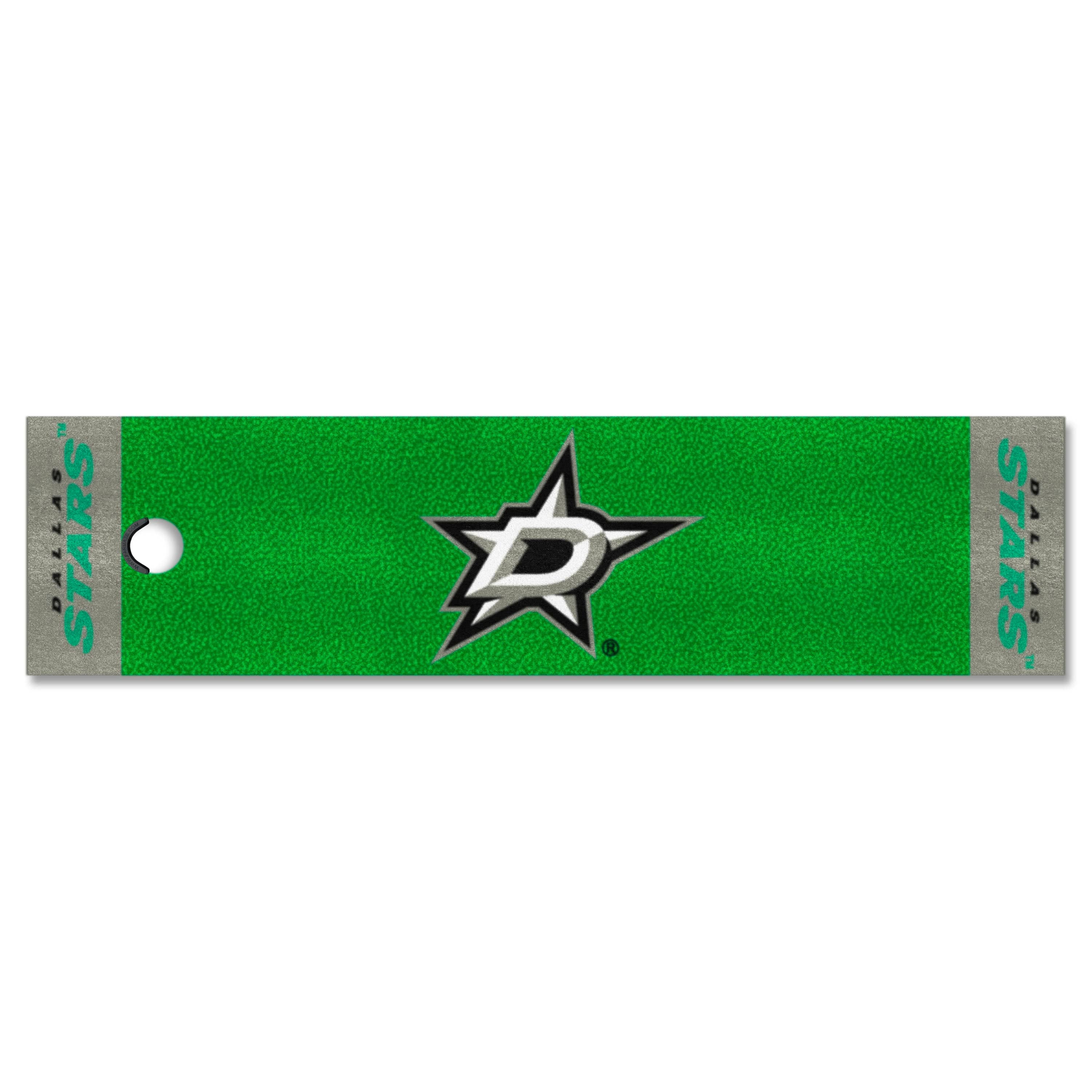 Dallas Stars Putting Green Mat - 1.5ft. x 6ft. - Dallas Stars