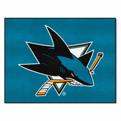 San Jose Sharks All-Star Rug - 34 in. x 42.5 in. - San Jose Sharks